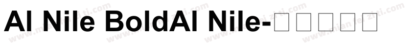 Al Nile BoldAl Nile字体转换